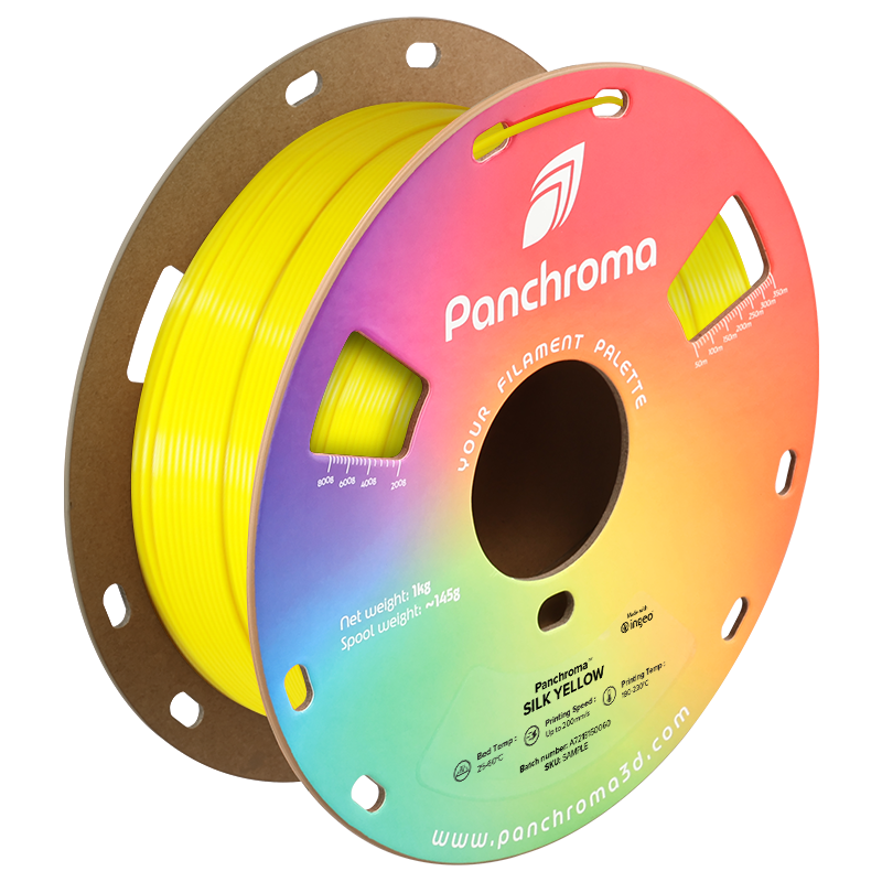 Polymaker - Panchroma™ PLA - Silk Yellow - 1.75mm - 1kg