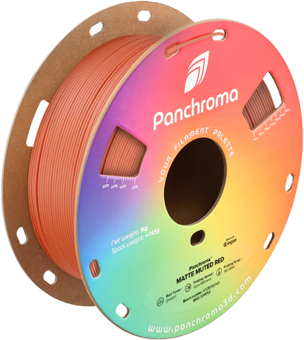Polymaker - Panchroma™ PLA - Matte Muted Red - 1.75mm - 1kg