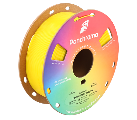 Polymaker - Panchroma™ PLA - Translucent - Yellow - 1.75mm - 1kg