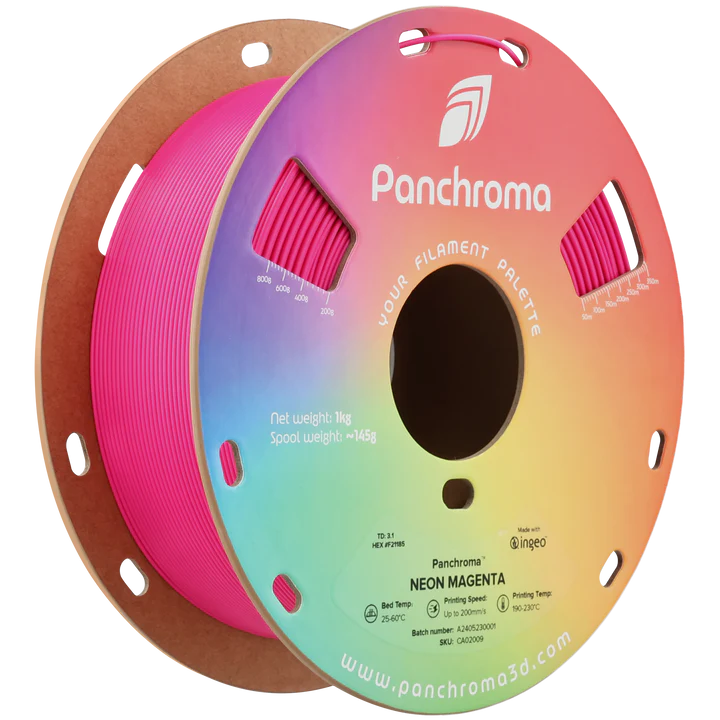 Polymaker - Panchroma™ PLA - Neon Magenta - 1.75mm - 1kg