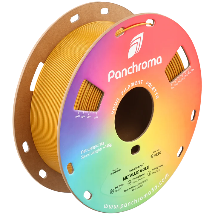 Polymaker - Panchroma™ PLA - Metallic Gold - 1.75mm - 1kg
