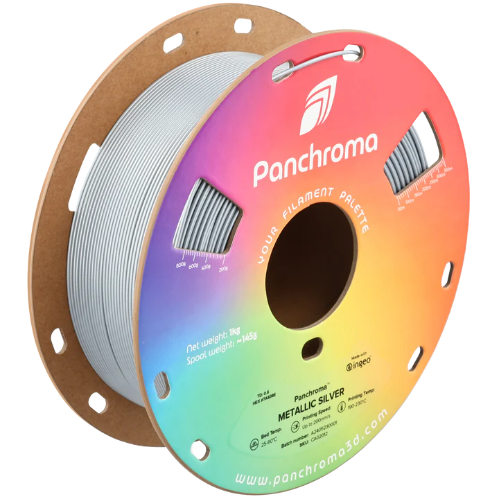 Polymaker - Panchroma™ PLA - Metallic Silver - 1.75mm - 1kg