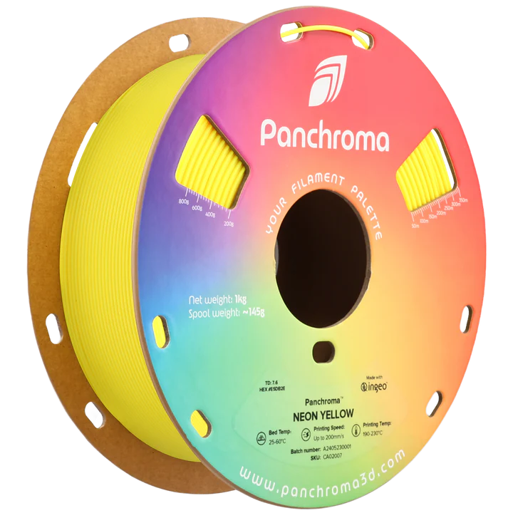 Polymaker - Panchroma™ PLA - Neon Yellow - 1.75mm - 1kg