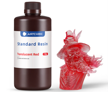 Anycubic Resin - Standard - Translucent Red - 1L