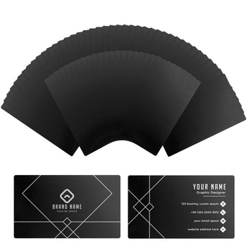 xTool - Black Metal Visitkort 60pcs Laser Package