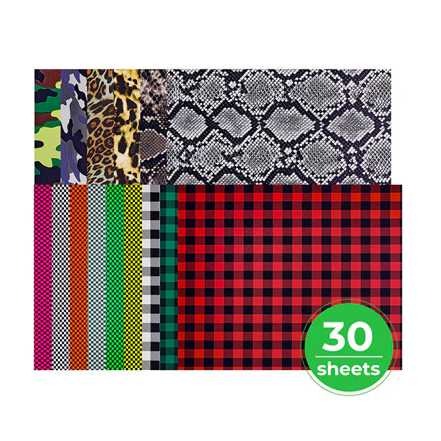 xTool - Patterned Heat Transfer Vinyl (30pcs)