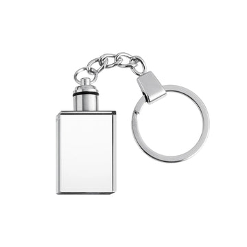 xTool - K5 Crystal Rectangular Keychain with Multicolored LED Lights (10pcs)