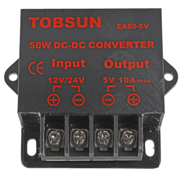 12V 24V to 5V 10A 50W DC DC Converter for V0.1