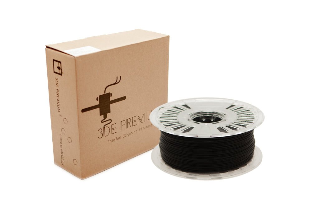 3de 3DE MAX - PLA - Pure Black - 2.85mm - 1kg