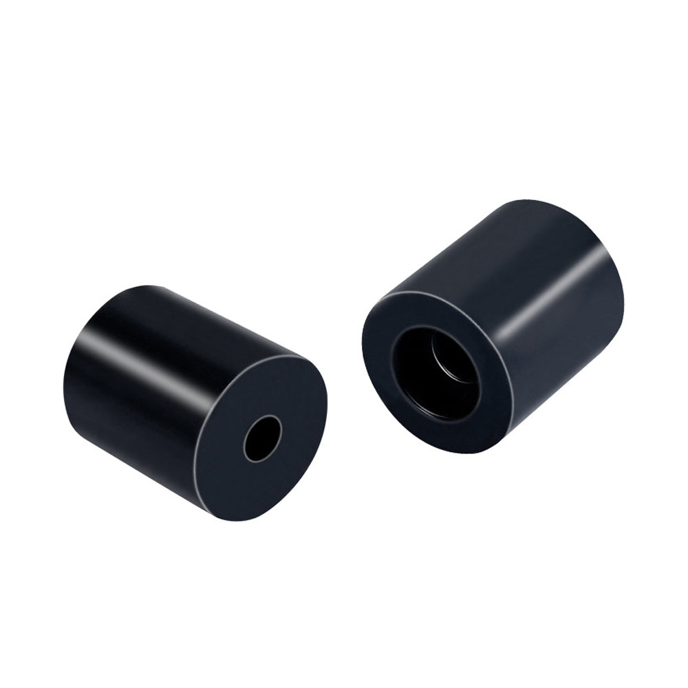 Silicone Level Column (18mm Inner Hole 4mm) - Black - (4 pcs)