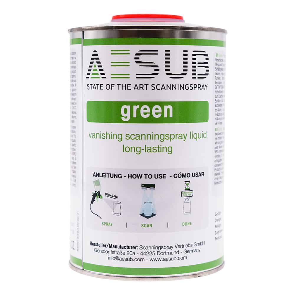 AESUB Green - Selvfordampende ScanSpray - 1L