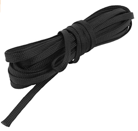 Black Wire Sleeve - 8mm - 1m