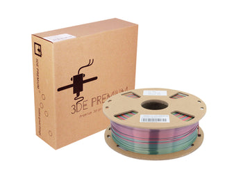 3DE Premium - PLA Silky - Sparkly Rainbow - 1.75mm - 1kg
