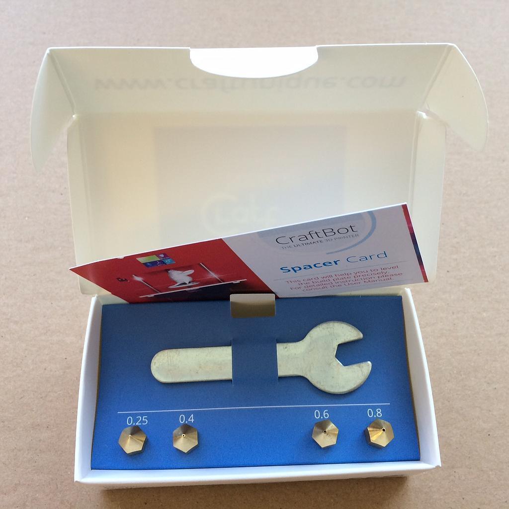 Craftbot Plus Pro - 3 N1 - Brass Nozzle Kit
