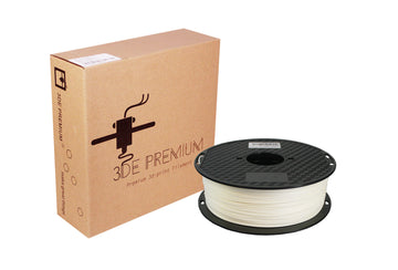 3DE Premium - PLA Matt - Ghost White - 2.85mm - 1kg