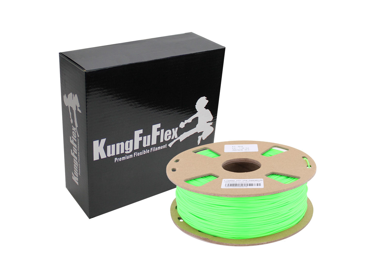 KungFuFlex - Soft Flex - 85A - Nuclear Green - 1.75mm