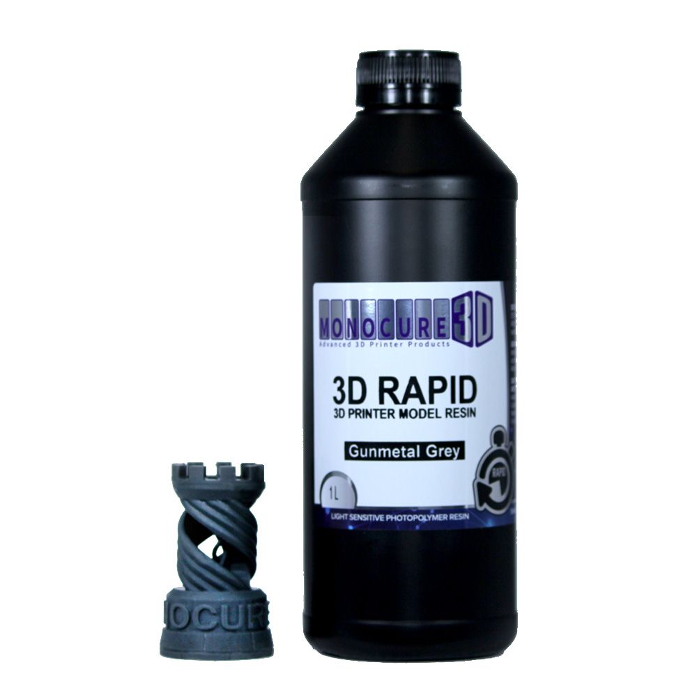 Monocure 3D - Rapid Resin - Gunmetal Grey - 1L