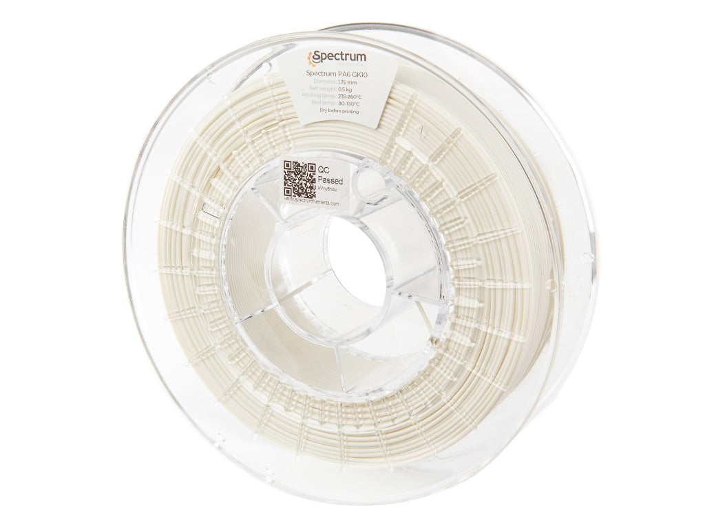 (UDGÅR) - Spectrum - Nylon PA6 - GK10 - White - 1.75mm - 500g