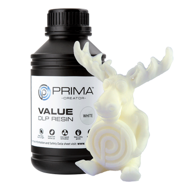 PrimaCreator Value UV-DLP Resin - White - 500ml