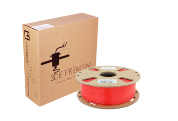 3DE Premium - PETG - Solid Red - 1.75mm - 1kg