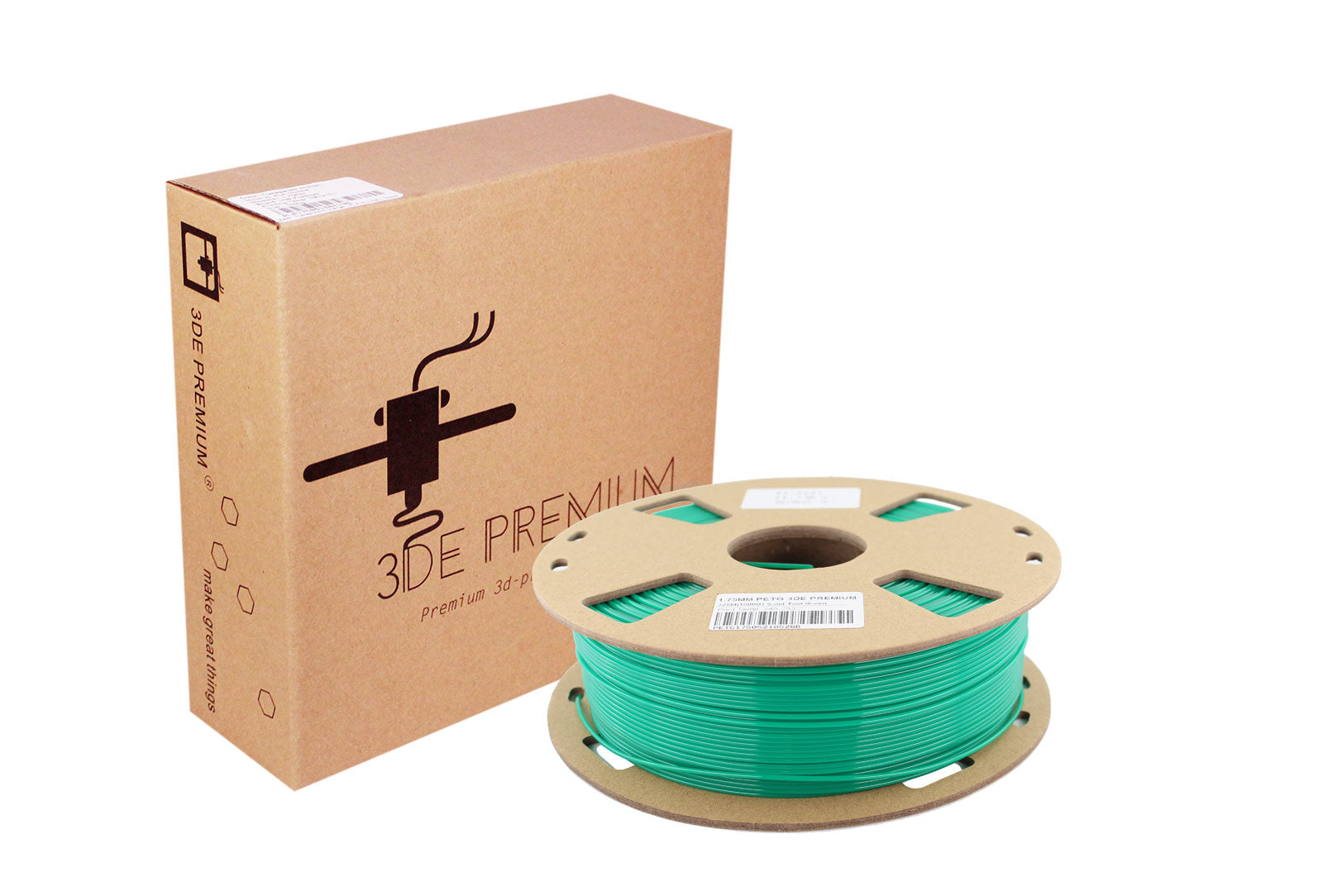 3DE Premium - PETG - Solid Tool Green - 1.75mm - 1kg