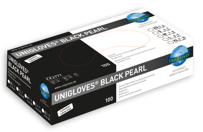 Unigloves - Nitril Gloves - Powder-Latex Free - L - 100pcs