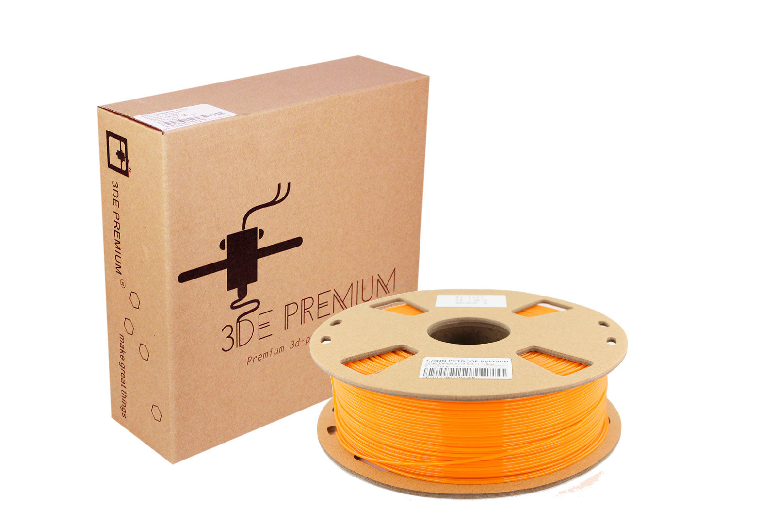 3DE Premium - PETG - Solid Warm Yellow - 1.75mm - 1kg (Limited Edition)